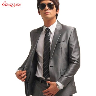 (Jacket+Pant+Tie) Men Wedding Suit Sets Tuxedo Formal Fashion Slim Fit Business Dress Suits Blazer Brand Party Masculino Suits