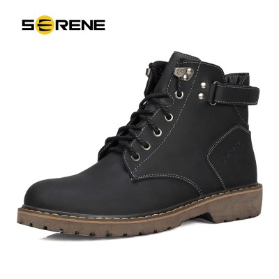 SERENE Brand Fashion Men Boots Plus Size 37~45 Winter Boot Casual Shoes British Style Tooling Boots Desert Boots Work Shoes