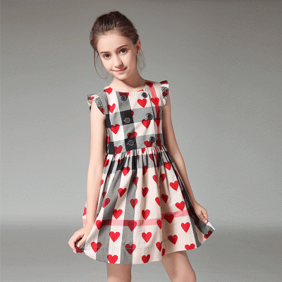 4-12 Y Kids Girls Dress for Children School Clothes Plaid Print Girls Dress for Party Cotton Lining Baby Girls Clothing 20V10