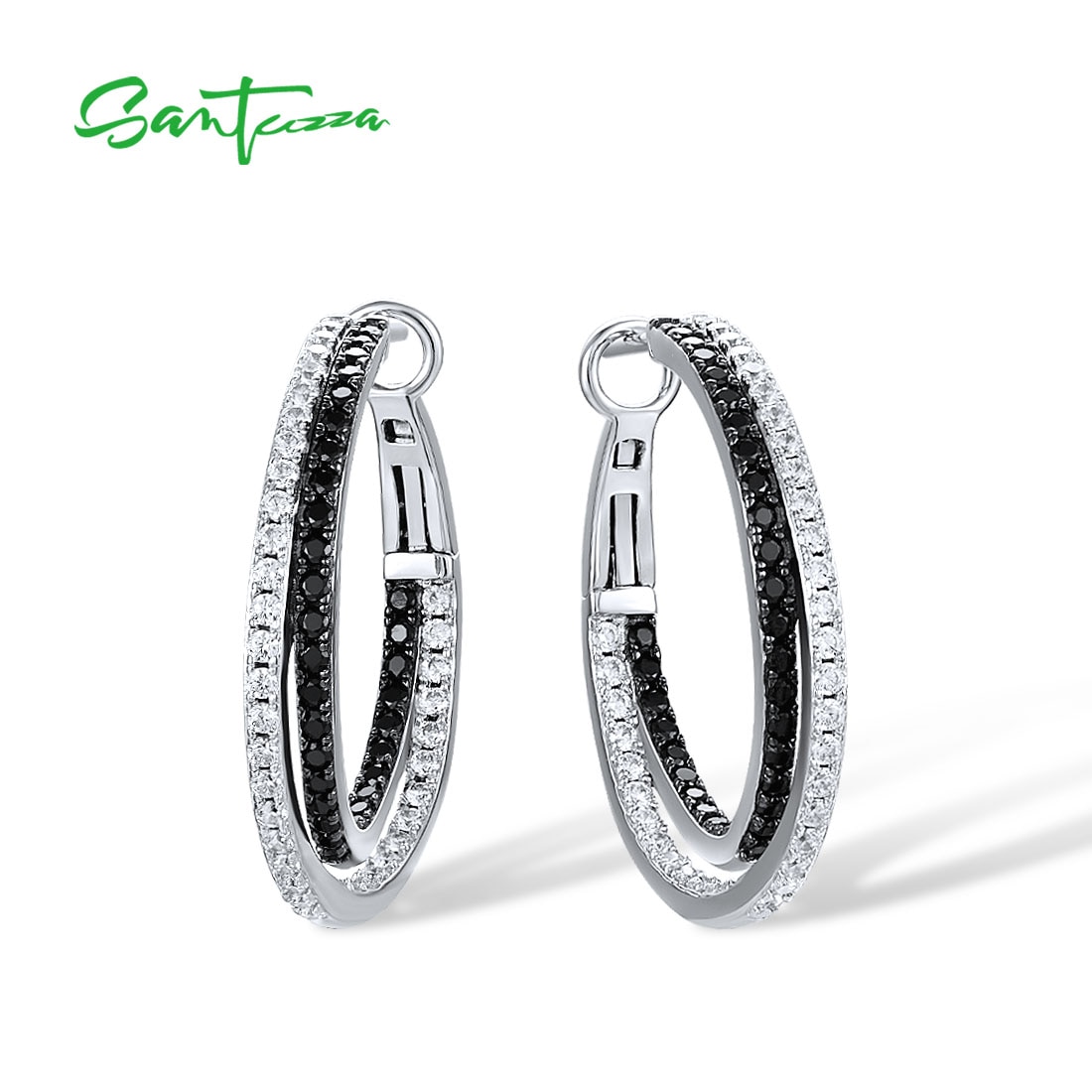 SANTUZZA-Pure-925-Sterling-Silver-Loop-Earrings-For-Women-Sparkling-Black-Spinel-White-Cubic-Zirconia-Simple.jpg