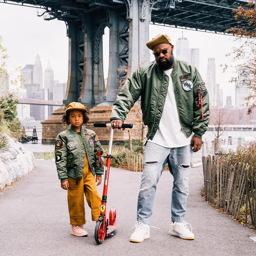 2-12 Yesars Topgun Patched Children Winter Clothes Boys Girls Baby Kids Toddler US Army Ma-1 Bomber Flight Jackets Coats - Image 5